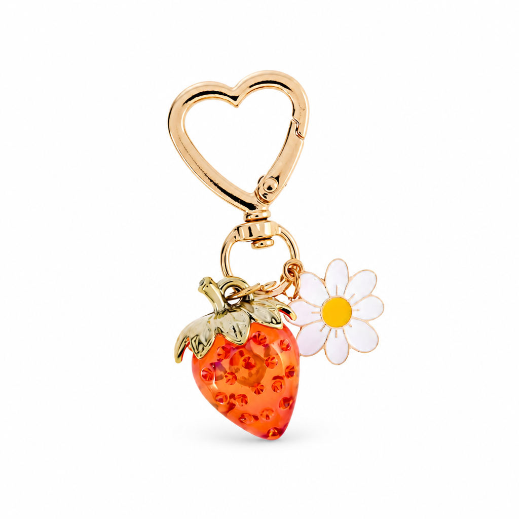 Jimena | Charm fresa margarita de acero