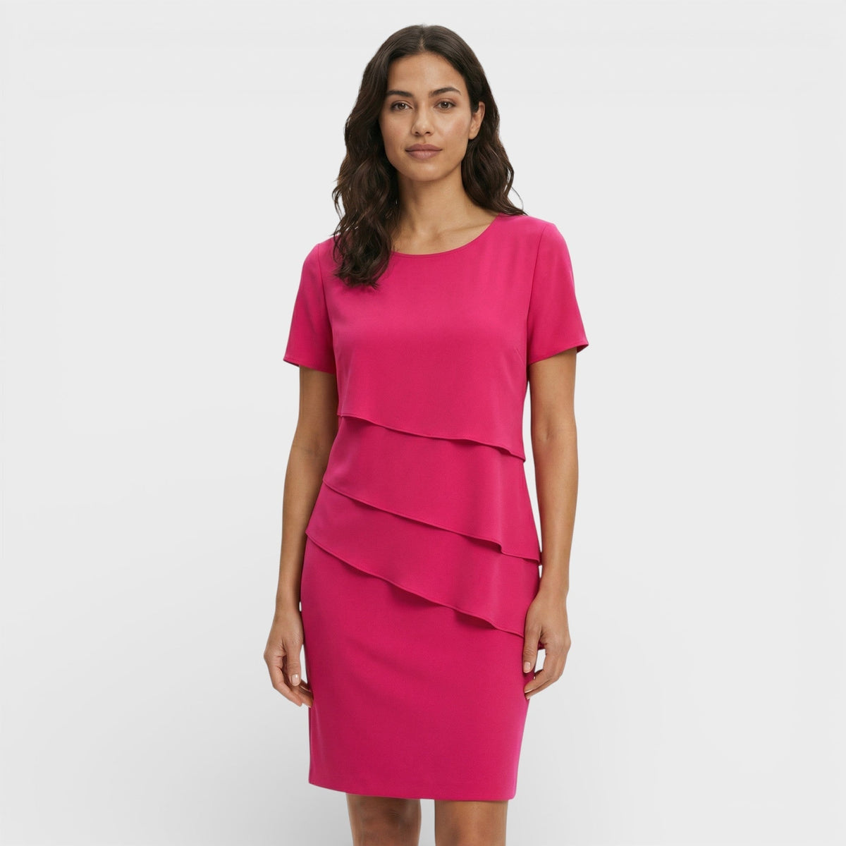 Inmaculada | Vestido Midi con Volantes en Capas