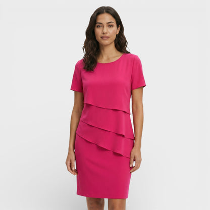 Inmaculada | Vestido Midi con Volantes en Capas