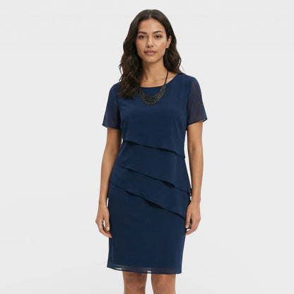 Inmaculada | Vestido Midi con Volantes en Capas