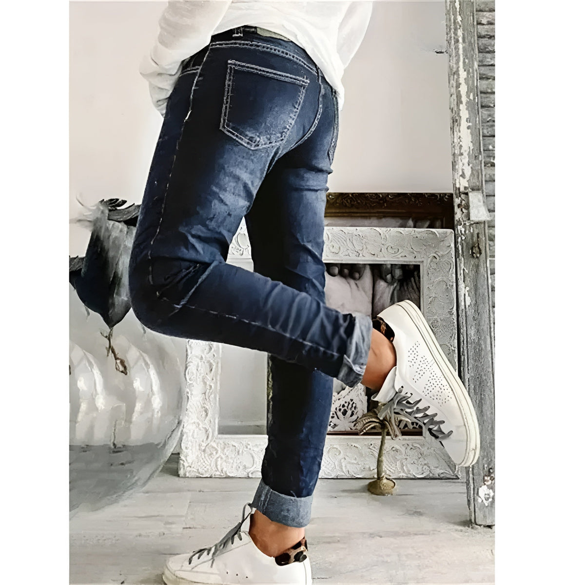 Altea – Jeans de Tiro Alto Favorecedor
