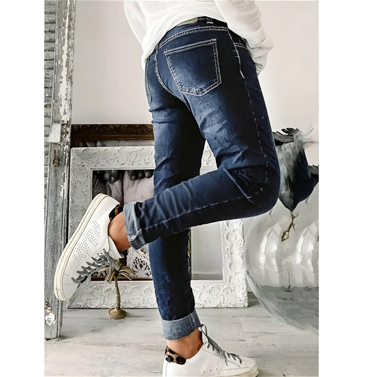 Altea – Jeans de Tiro Alto Favorecedor