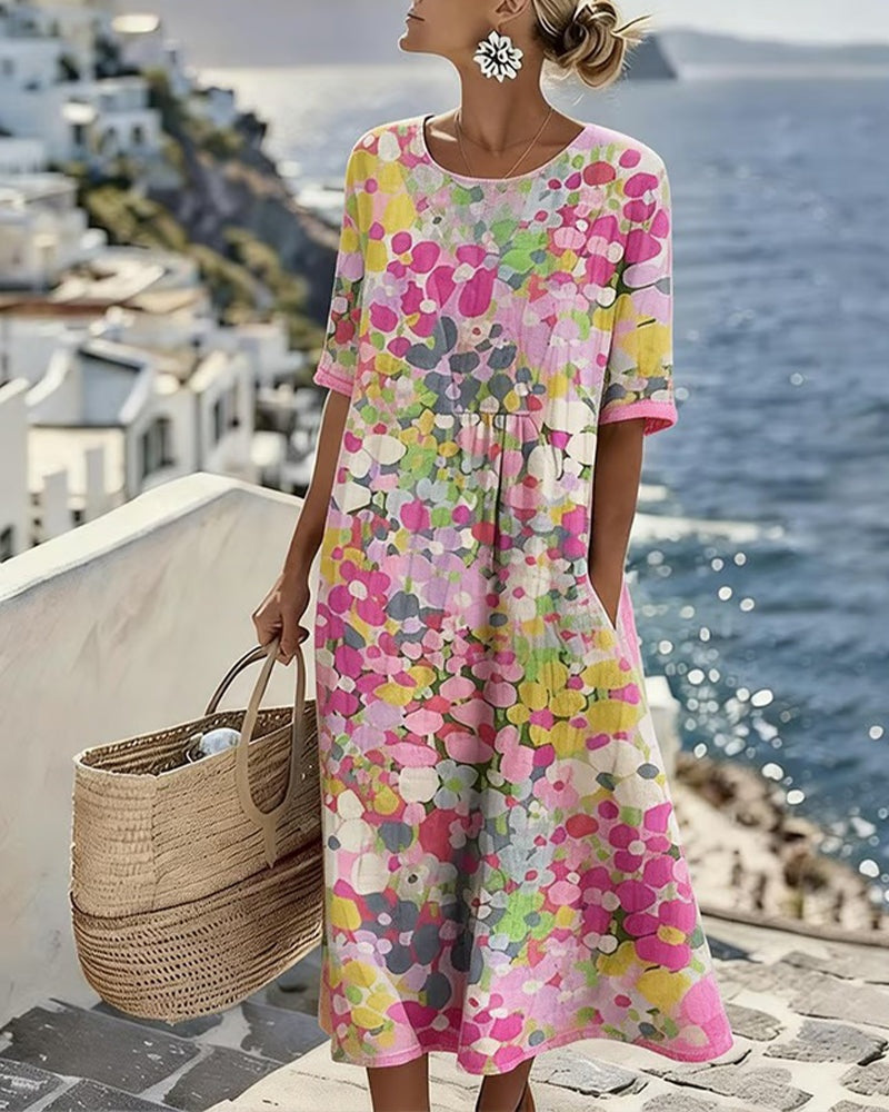 Lola | Vestido Midi Floral de Verano