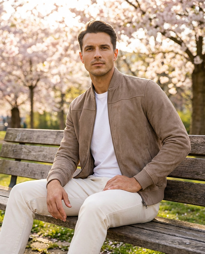 Adrian | Chaqueta Bomber Estilo Moderno para Hombre