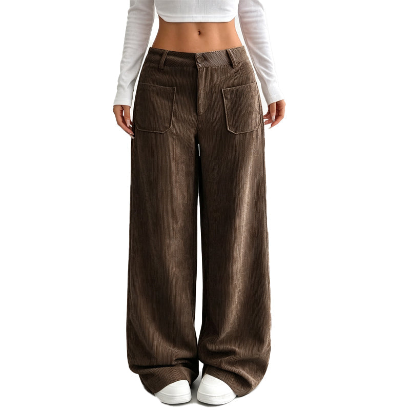 Sofía | Pantalones de pierna ancha para mujer, de corte cómodo y holgado