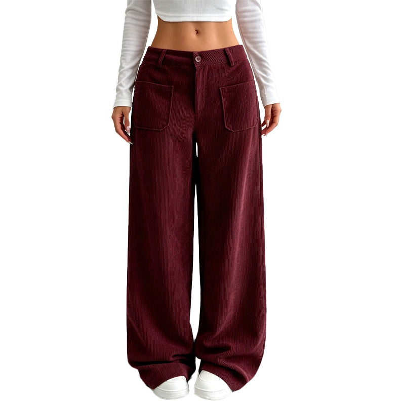 Sofía | Pantalones de pierna ancha para mujer, de corte cómodo y holgado