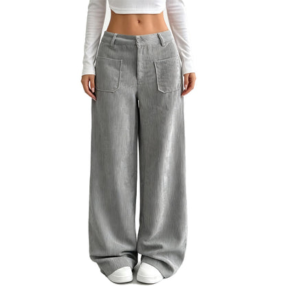 Sofía | Pantalones de pierna ancha para mujer, de corte cómodo y holgado