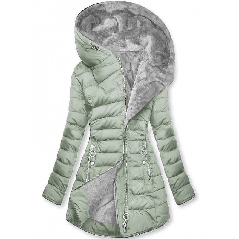 Daniela - Abrigo de invierno para mujer con capucha y aislamiento térmico