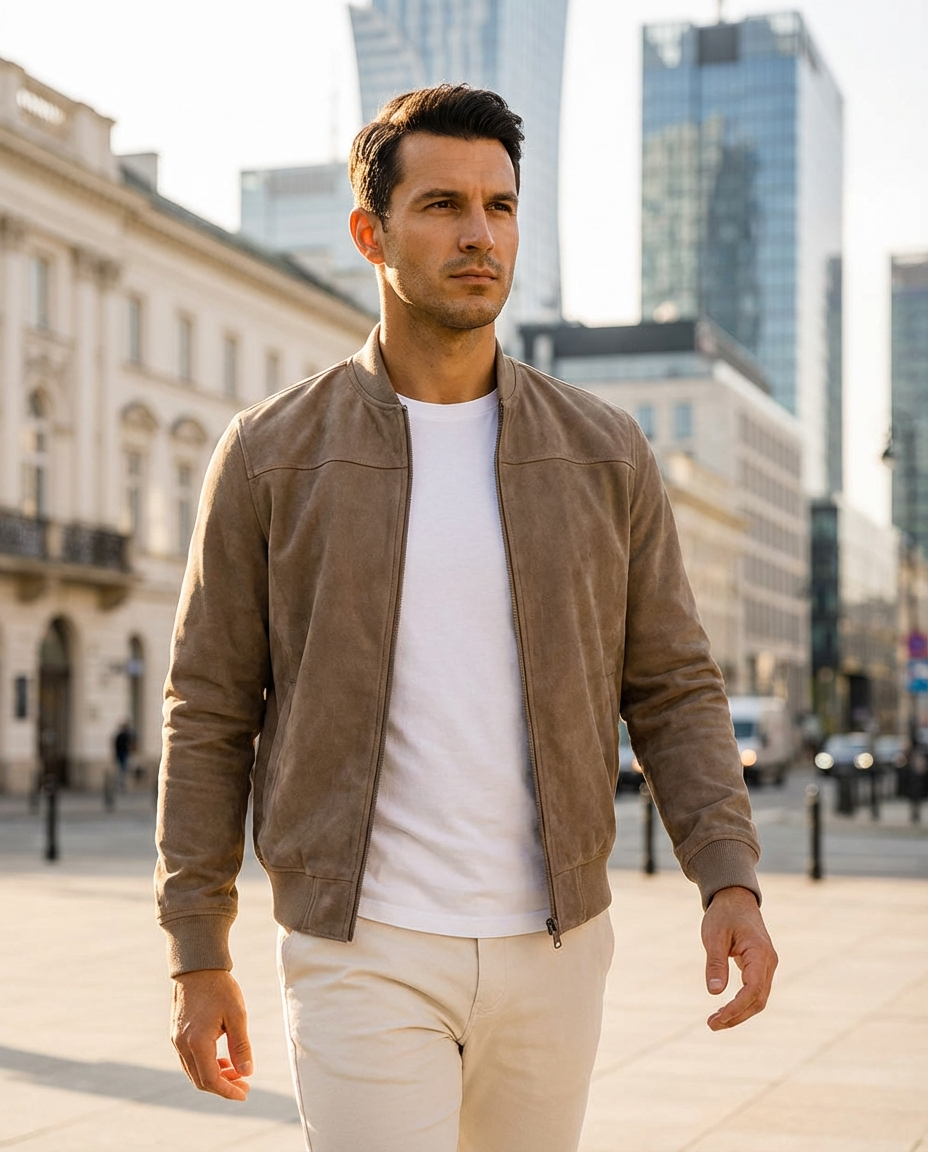 Adrian | Chaqueta Bomber Estilo Moderno para Hombre